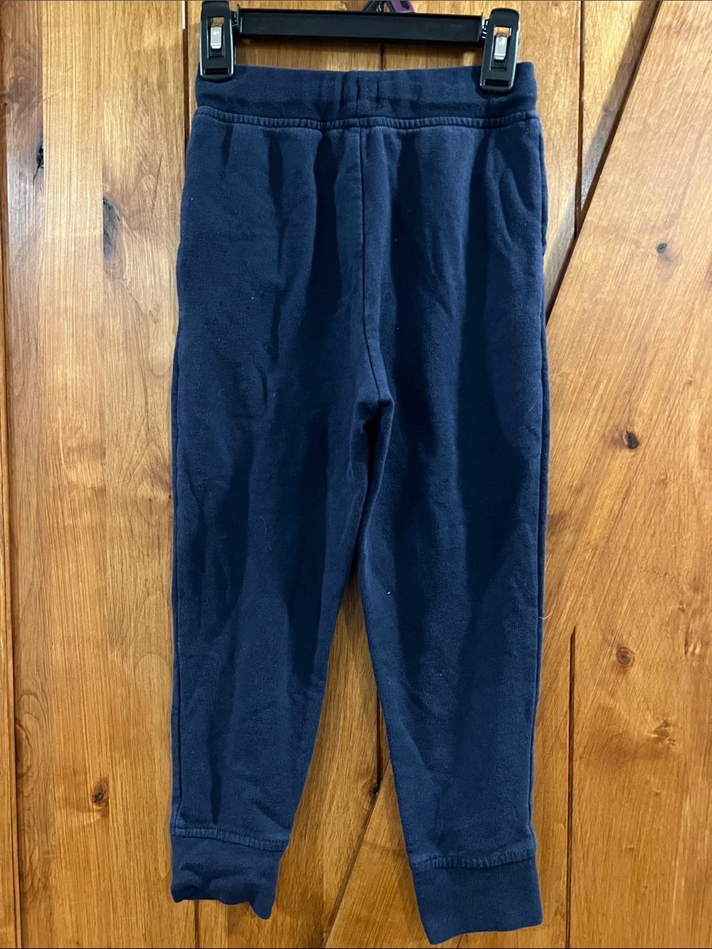 Crewcuts Navy Fleece Joggers with Contrast Drawstring